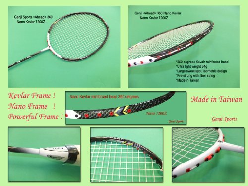 Genji Sports Ahead 360 Nano Kevlar 7200Z Badminton Racket