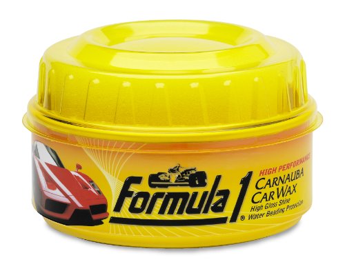 Formula 1 Carnauba High-Gloss Shine Car Wax Paste – Carnauba Wax Car Polish for Car Detailing to Shine & Protect – Car Scratch Remover w/Micro Polishing Agents – Car Cleaning Supplies (8 oz)