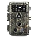 GardePro A3 Trail Camera 24MP 1080P, H.264 HD Video, Clear 100ft No Glow Infrared Night Vision, 0.1s Trigger Speed, 82ft Motion Detection, Waterproof Cam for Wildlife Deer Game Trail