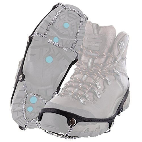 Yaktrax Diamond Grip All-Surface Traction Cleats for Walking on Ice and Snow (1 Pair), Medium
