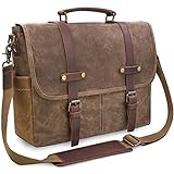 Business Work Bag Waterproof /& Scratch-Resistant Leather Tote Bag FANIS 13.3-14 Inch Laptop Handbag Compatible with MacBook Surface Dell ThinkPad Slim Notebook School Bag Lightweight Strapless