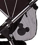 Disney Baby by J.L. Childress Side Sling Stroller Cargo Net, Stroller Organizer & Storage, Mickey Black