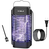 VANELC Bug Zapper Outdoor, Waterproof Electric Mosquito Killer, 4200V Mosquito Zapper Indoor Insect Fly Trap for Home Backyard Garden - 9.8 FT Length Cable
