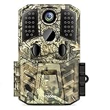 Trail Camera 24MP 1920P HD, Hunting Game Camera 0.2s Trigger Time 3 Infrared Sensors ,Deer Camera with 120° 80ft Motion Activated Waterproof for Outdoor Wildlife Monitoring Home Security, 2” LCD