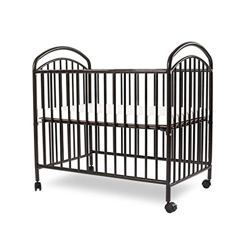 L.A. Baby Mini/Portable Folding Crib, Black