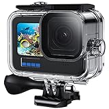 60M Waterproof Case for GoPro Hero 10/9, 196FT Underwater Protective Housing Case for Hero 10/9 Black, with Quick Release Mount and Thumbscrew