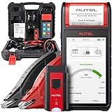 Autel Battery Tester MaxiBAS BT608(E):12V 100-3000 CCA Load Tester, Cranking & Charging Systems Analyzer, Adaptive Conductance, Full System Diagnostic Scanner with Auto Battery Registration