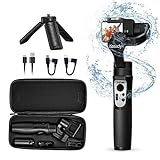 3-Axis Gimbal Stabilizer Handheld for GoPro 8 Action Camera W/Tripod Mount Water-Resistance GoPro Wireless Control for GoPro Hero 8,7,6,5,4 DJI Osmo Action,Sony RX0 – hohem iSteady Pro3