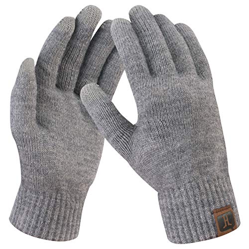 FZ FANTASTIC ZONE Women's Winter Touchscreen Wool Magic Gloves Warm Knit Fleece Lined for Women
