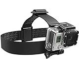 SABRENT Action Cam Head Strap Camera Mount [Compatible with Action Cameras] (GP-HDST)