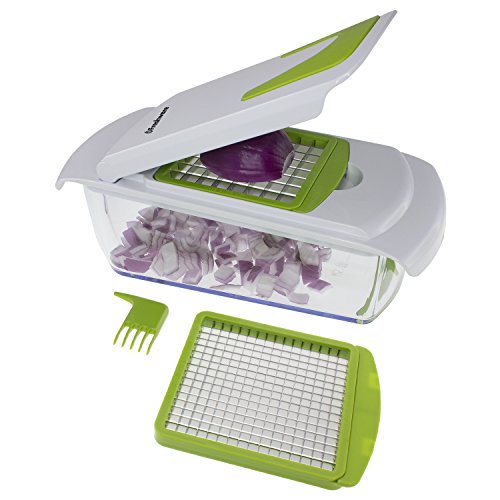 Freshware 2-in-1 Onion, Vegetable, Fruit, and Cheese Chopper