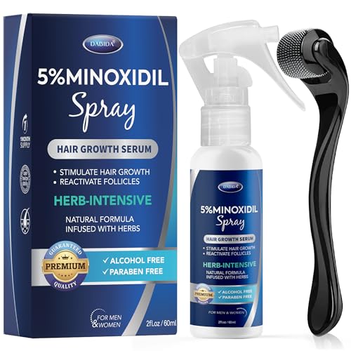 Minoxidil 5 Percent, Minoxidil for Men Spray Kit, Minoxidil Spray, Minoxidil Hair Growth, Minoxidil for Women Hair Growth, Hair Loss Treatments for Women 2oz