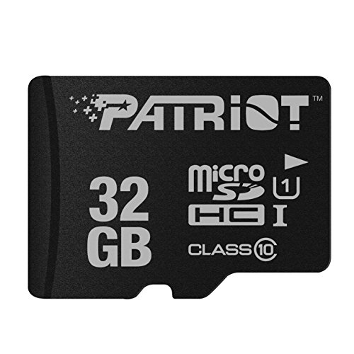 Patriot PSF32GMCSDHC10 LX Series 32GB High Speed Micro SDHC Class 10 UHS-I Transfer Speeds For Action Cameras, Phones, Tablets, and PCs