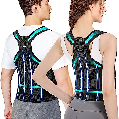 Back Brace and Posture Corrector for Women and Men, Back Straightener Posture Corrector, Scoliosis and Hunchback Correction, Back Pain, Spine Corrector, Support, Adjustable Posture Trainer (Medium)