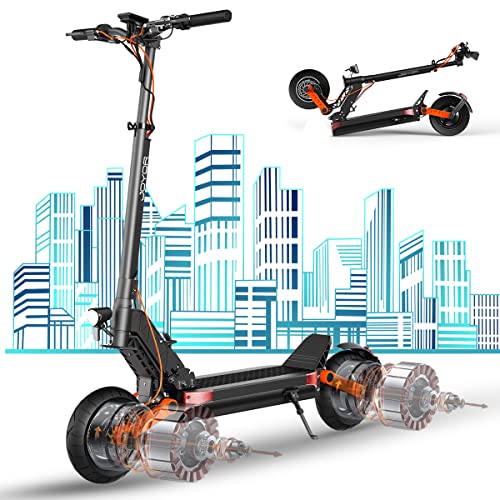 JOYOR S10-S Electric Scooter, Dual 1000W Motor Scooter for Adults Up to 37 Mph & 53 Miles, Hydraulic Brake Adults Scooter with 10' Tires