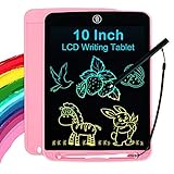 Girls Toys Gifts LCD Writing Tablet for Kids 10 Inch, Colorful Doodle Board Drawing Tablet with Lock Function, Erasable Reusable Writing Pad, Educational Girls Toys Gifts for 3-6 Year Old Girls