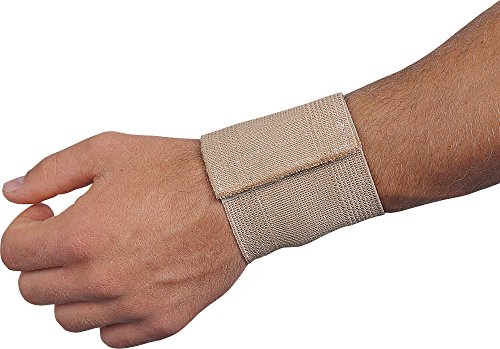 Flex Aid Wrist Support Wrap- Elastic Support with Loop- Wrist Brace for Carpal Tunnel, Arthritis, Tendonitis, Exercise, Weight Lifting, Calisthenics and More- One Size