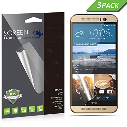 M9 Screen Protector, LK [3 Pack] Premium HD Clear Screen Protector for HTC One M9