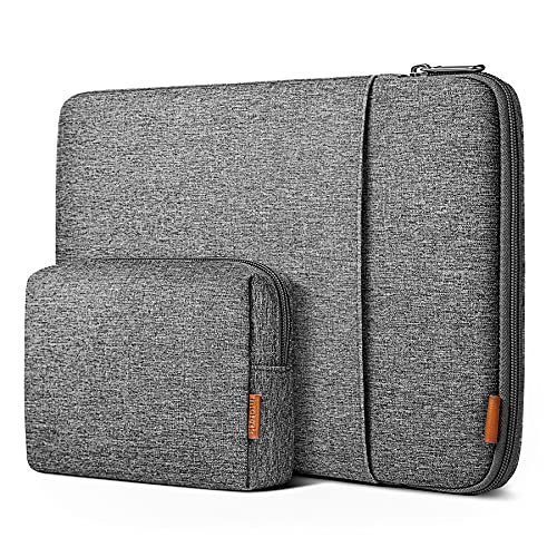 Inateck 12.3-13 Inch Laptop Case Sleeve 360° Protection Compatible with 13 inch MacBook Air M2/M1 2018-2022 A2337/A2179, MacBook Pro M2/M1 2016-2022, Surface Pro 9/8/7/6/X/5/4/3 with Accesory Bag