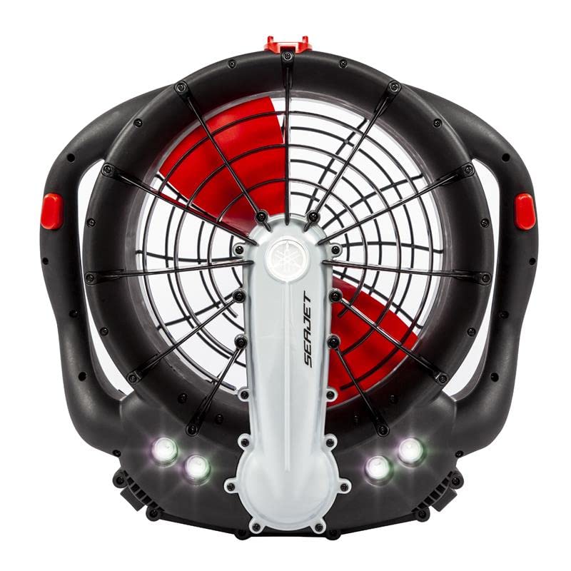 Yamaha Seascooter SeaJet- Underwater Dive SeaScooter, Quick and Powerful Rotor with 3 Speed Control, Compact & Easy to use, Black/Red (YME22320)