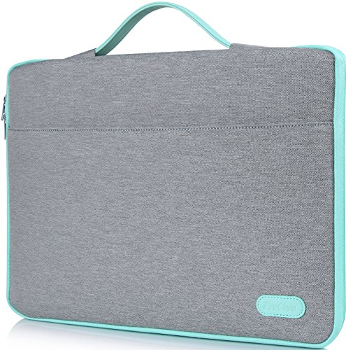 ProCase Laptop Sleeve Case, 14 inch Laptop Bag Compatible with MacBook Air 13 2020 M1/ 2022 M2, MacBook Pro 13 2021 M2, MacBook Pro 14 2021 2022 M1 Pro/Max -Light Grey