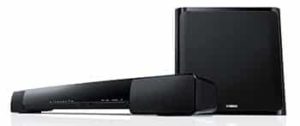 1. Yamaha YAS-203 Sound Bar with Bluetooth and Wireless Subwoofer