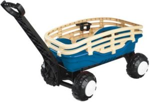 10. American Plastic Toy Deluxe Runabout Stake Wagon