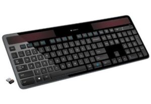 3. Logitech Wireless Solar Keyboard K750