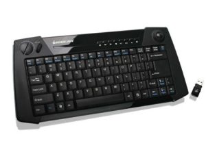 4. Iogear Multimedia Keyboard with Laser Trackball and Scroll Wheel