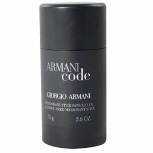 7. Armani Code by Giorgio Armani For Men. Alcohol Free Deodorant