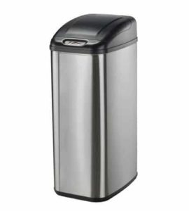 8. Nine Stars DZT-50-6 Infrared Touchless Stainless Steel Trash Can