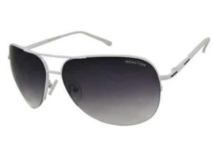 9. Kenneth Cole Reaction Semi Rimless Style Aviator Sunglasses