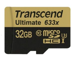 9. Transcend 32 GB MicroSDHC Class 10 UHS Memory Card