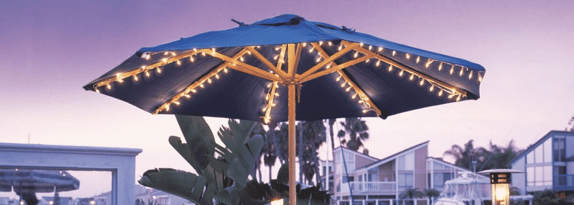 Ajf Best Outdoor Umbrella For High, Best High Wind Patio Umbrellas