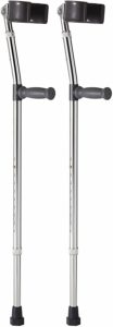 2. Medline MDS805161 Aluminum Forearm Crutches